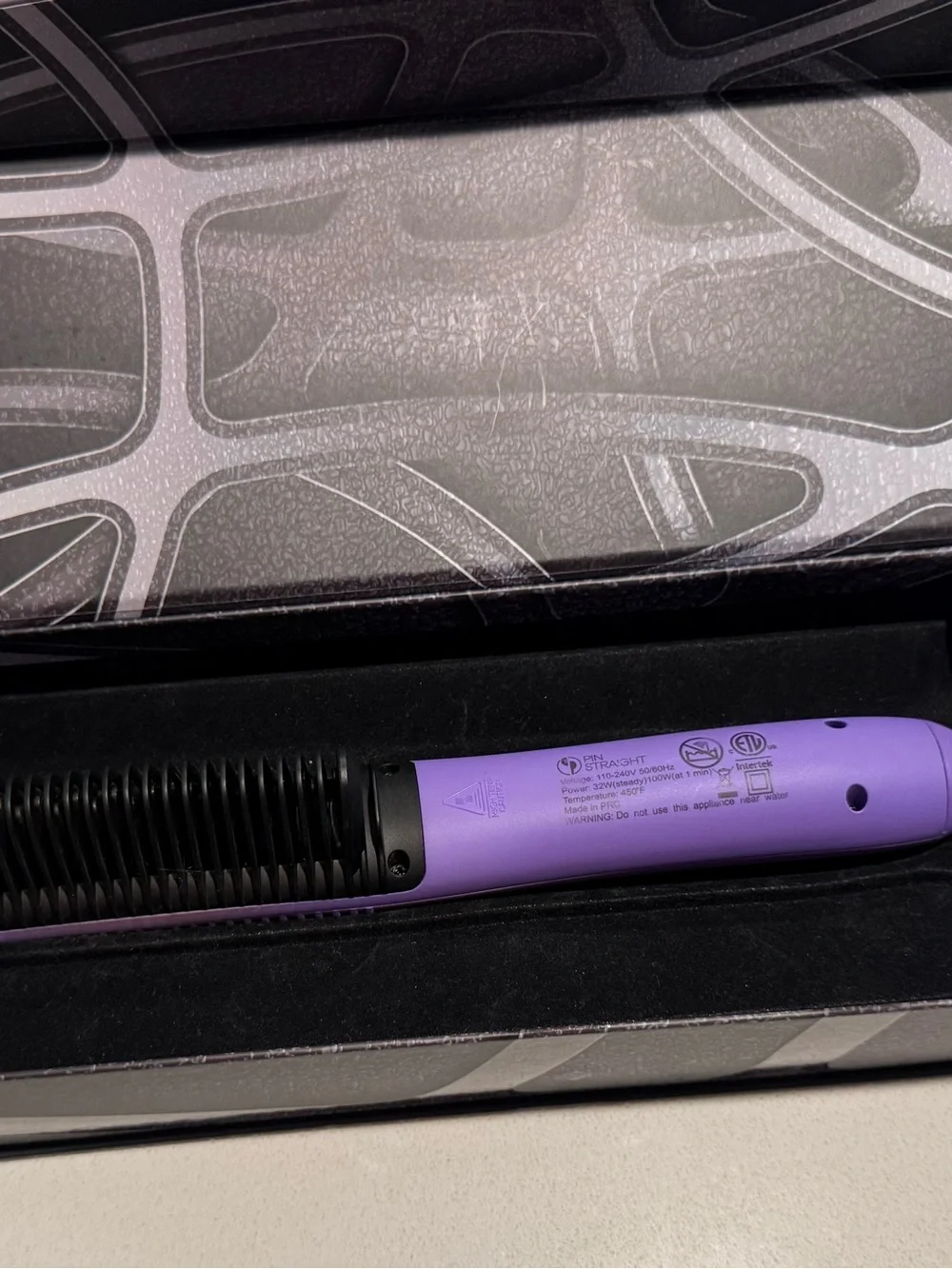 Far-Infra Hair Straightener — Black